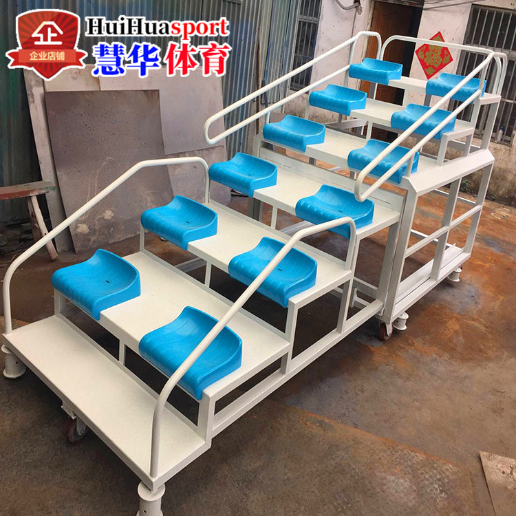 End Timing Desk 12 seats Mobile Telescopic Finish for the Referee Bench look at the Terri Referees