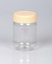 High Cover Plastic Bottle Peanut Butter Bottle Honey Bottle 500g Plastic wide-mouth jar (PT039)