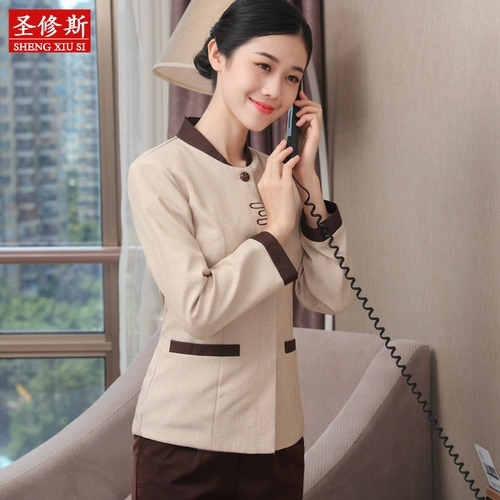 Комнатный летний комплект для отеля для работы, короткий рукав, делается под заказ