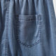 High Waist Thin Tencel Denim Skirt Women's Summer New Fashion A-Line Large Swing Skirt Versatile Thin Denim Long Skirt