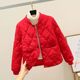 Light and thin section collar cotton-padded jacket female short Korean version slim autumn and winter new down cotton-padded jacket small man cotton-padded jacket jacket