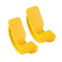 Две желтые установки [многофункциональная ступенька ног на ребранскую пластину] высокий грудь+поднятие бедер+растягивает все тело