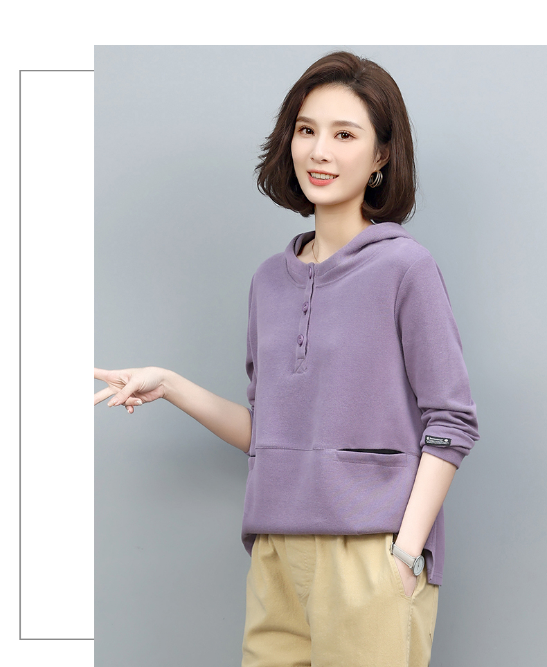 E3603 1240K ÁO SƠ MI NỮ TEMTDEI BIG SIZE NGOẠI CỠ MŨ LIỀN MÙA XUÂN THU ĐÔNG TRUNG NIÊN TRÔNG TRẺ HƠN TUỔI THỜI TRANG NỮ G04 SẢN PHẨM MỚI