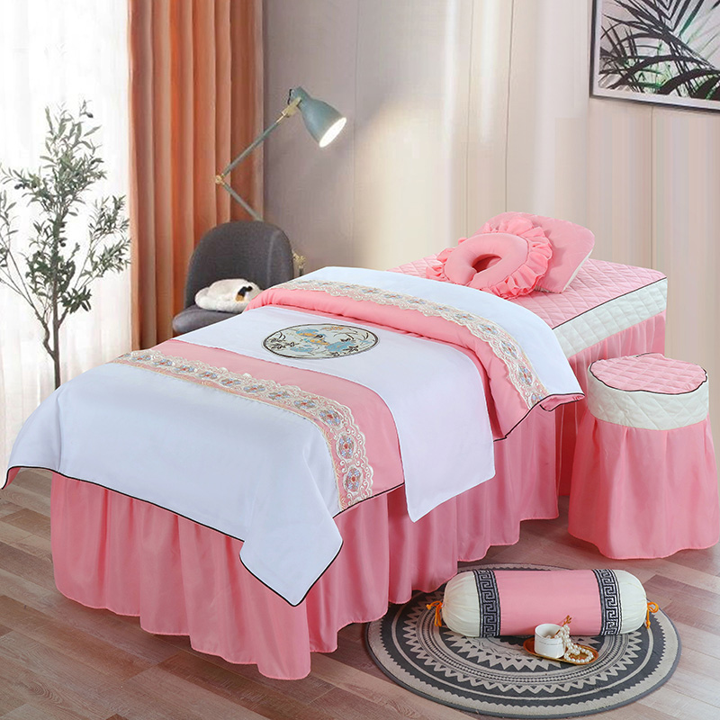 Four Seasons Beauty Salon Special Beauty Bed Cover Four Sets Beauty Salon Massage Beauty Body Physiotherapy Bed Cover