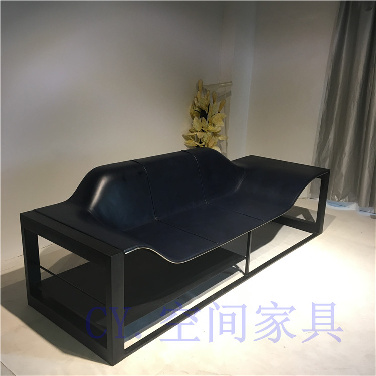 Đơn giản hiện đại thiết kế nội thất Sofa câu lạc bộ biệt thự sợi thủy tinh có hình dạng đồ nội thất khách sạn tủ sách sofa