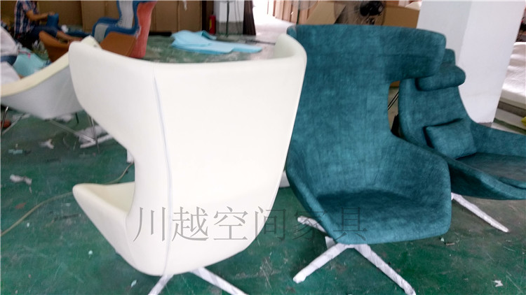 Thiết kế nội thất ghế Bắc Âu cổ điển nội thất ghế tai ghế đi bộ giải trí tiếp tân ghế để thảo luận về ghế nghiên cứu ghế sofa gỗ nguyên khối