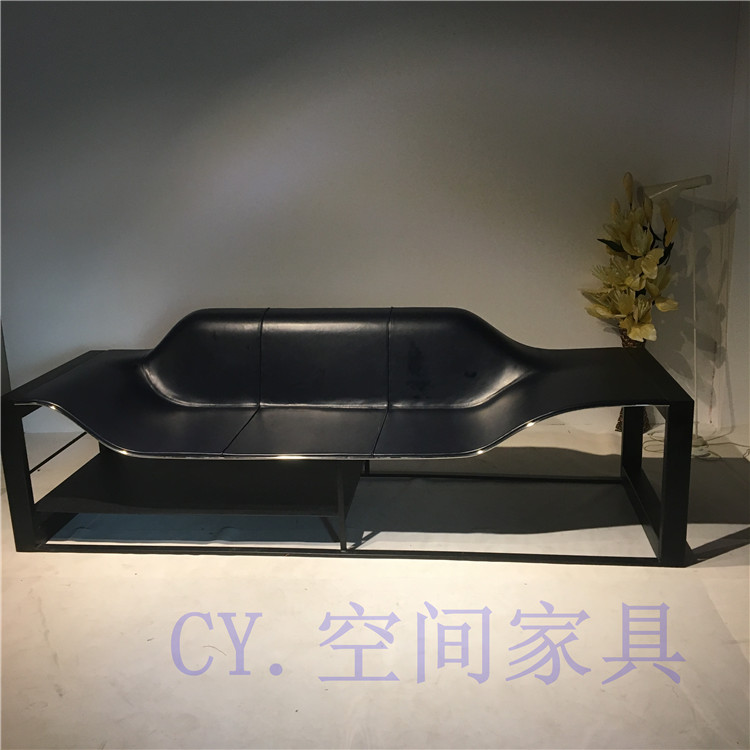 Đơn giản hiện đại thiết kế nội thất Sofa câu lạc bộ biệt thự sợi thủy tinh có hình dạng đồ nội thất khách sạn tủ sách sofa