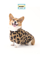 HABI Puppy clothes BAO WEN Tide Cards Cool Cotton Coat Jacket Thickened Warm Pooch Fou Autumn Universal Winter Dress