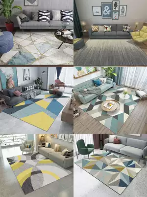 Carpet Nordic ins bedroom full of lovely bedside carpet full living room tea table carpet mat mat home customization