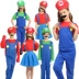 trang phục cosplay trang phục biểu diễn phim hoạt hình anime Mario ống chú super mario quần áo