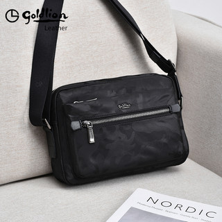 Goldlion Crossbody Bag for Men, Large Capacity, 2026 New Model, Waterproof Oxford Cloth Canvas Casual Shoulder Bag for Men