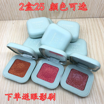 led单色眼影盘ins超火土豆泥闪粉珠光防水小盘学生携带舞台妆眼影