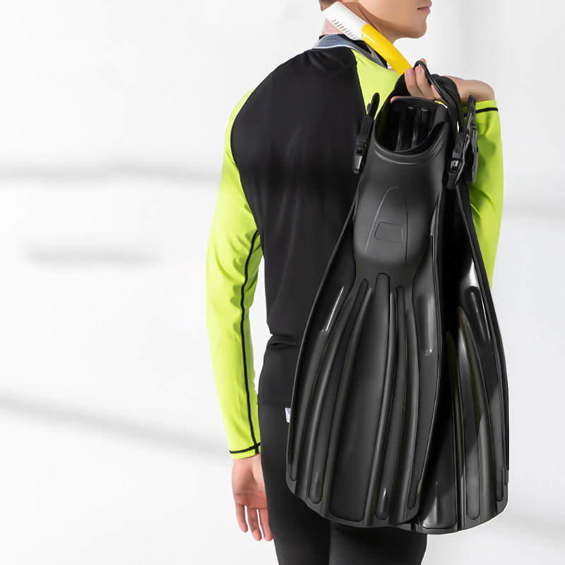 Special price version diving long footed adult free deep diving four-wire adjustable spring heel with water lung frog shoes