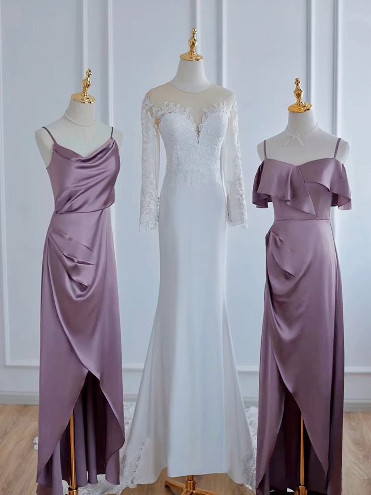 Evening dress, summer advanced purple bridesmaid dress, 2023 collection, high-quality style Evening dress, summer advanced purple bridesmaid dress, 2023 collection, high-quality style