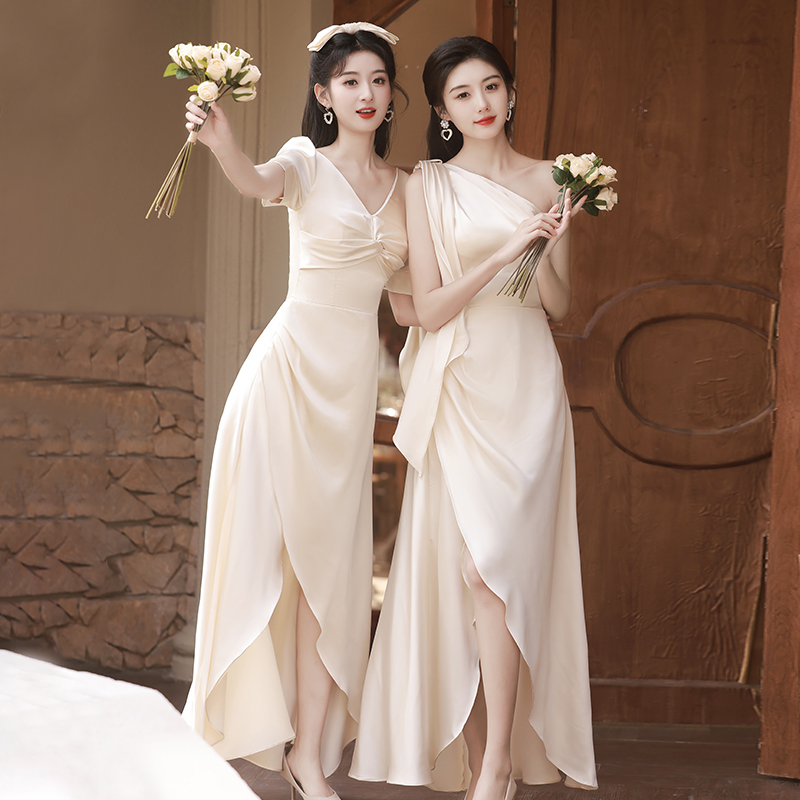 Long advanced bridesmaid dress, high-quality style Long advanced bridesmaid dress, high-quality style