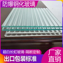 Customized-Super White Changhong glass three-dimensional art embossed glass partition doors and windows bathroom screens-tempered glass