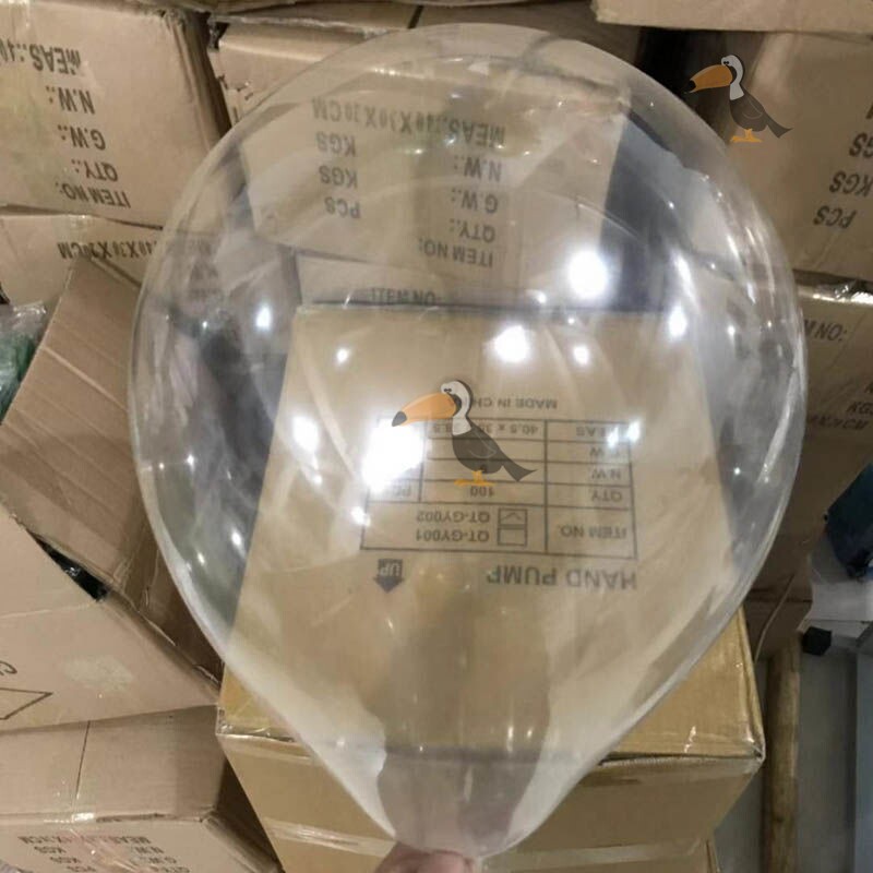 Good quality 12 inch 2 8g transparent latex Balloon Knot Wedding decoration Supplies courthouse Ball midball scene placement