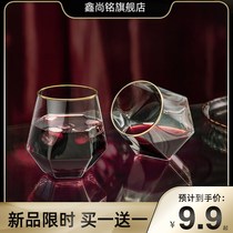 Whisky Wine Glass Foreign Wine Glass Crystal Cups Chicken Tails Home Red Wine Glasses Brears Nordic Wine Suits