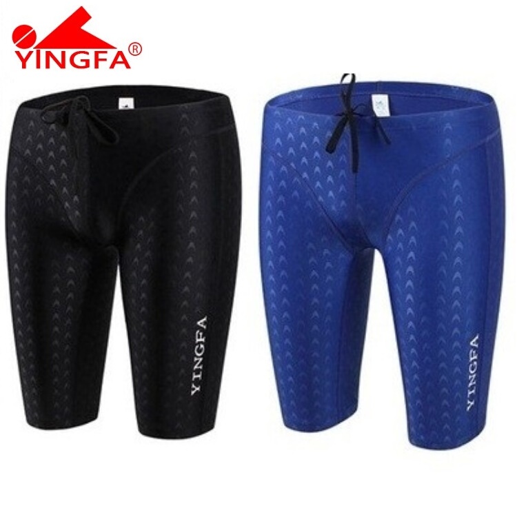 Yingfa Five-Point Tight-Fitting Low-Waist Competition Racing Men's Professional Training Competition Swimming Trunks for Children and Adults Size 9205