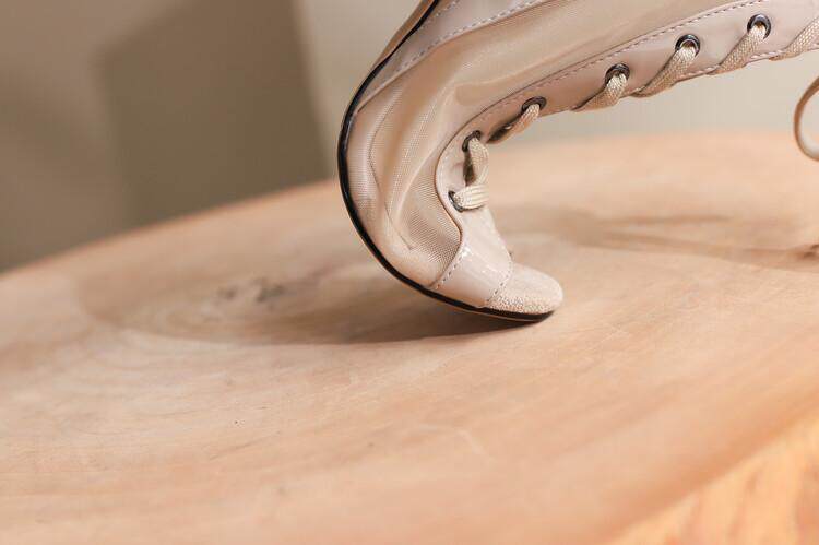 Летние короткие сапоги, ботинки, танцующие туфли на высоком каблуке, босоножки, большой размер Li Xiuxiu 