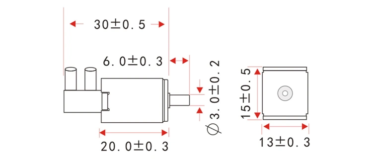 van gạt khí nén Van điện từ mini Fa0520F hai vị trí ba chiều 4.5V6V12V24V van điều khiển chuyển đổi van điện từ các loại van điện từ khí nén van khí nén 5 3