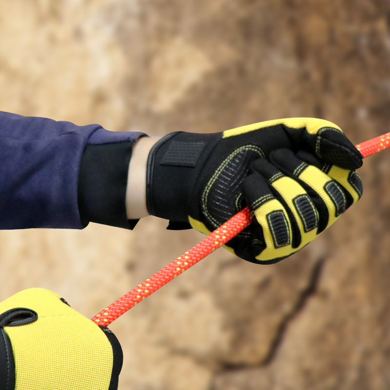 Ansor outdoor climbing climbing gloves anti-slip wear-resistant sports gloves climbing climbing downhill downhill rope lowering gloves