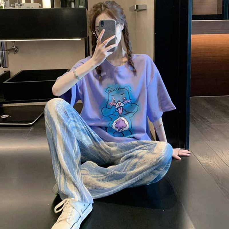 Suit women's 2022 new summer net red bomb street explosion model salt series casual fashion sports ruffian handsome women's two-piece suit