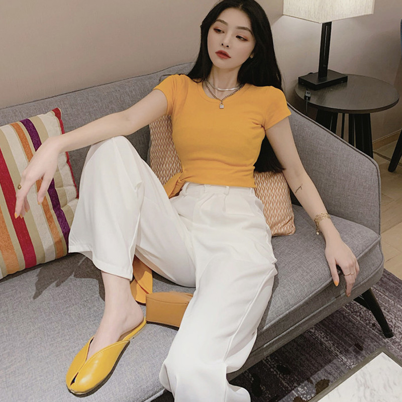 Casual Little Subnets Red Brother-in-law Fried Street Advanced Sensation Broadlegged Pants Suit Women Dress 2022 New Summer Two Sets