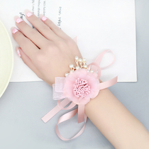 Wrist flower bridesmaid Korean style small fresh bracelet Mori simple bride sister group wedding bracelet wedding wrist flower