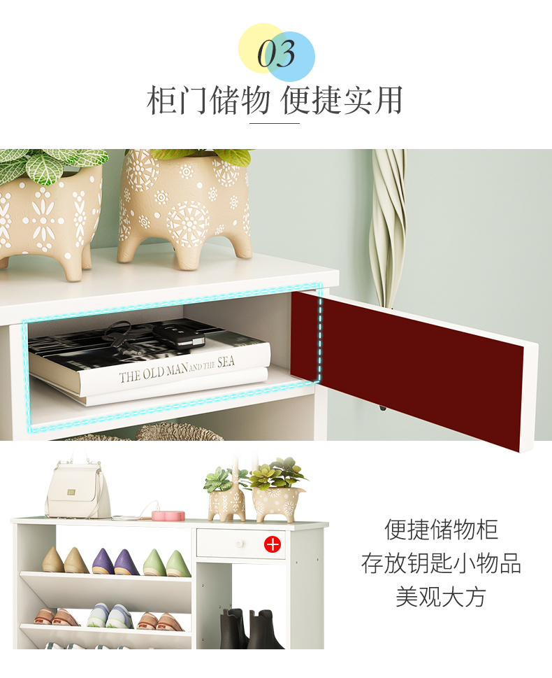 Giá để giày nhiều lớp đơn giản hộ gia đình người giày công suất lớn kinh tế không gian tỉnh cửa nhỏ kệ giày - Kệ kệ trưng bày giày dép