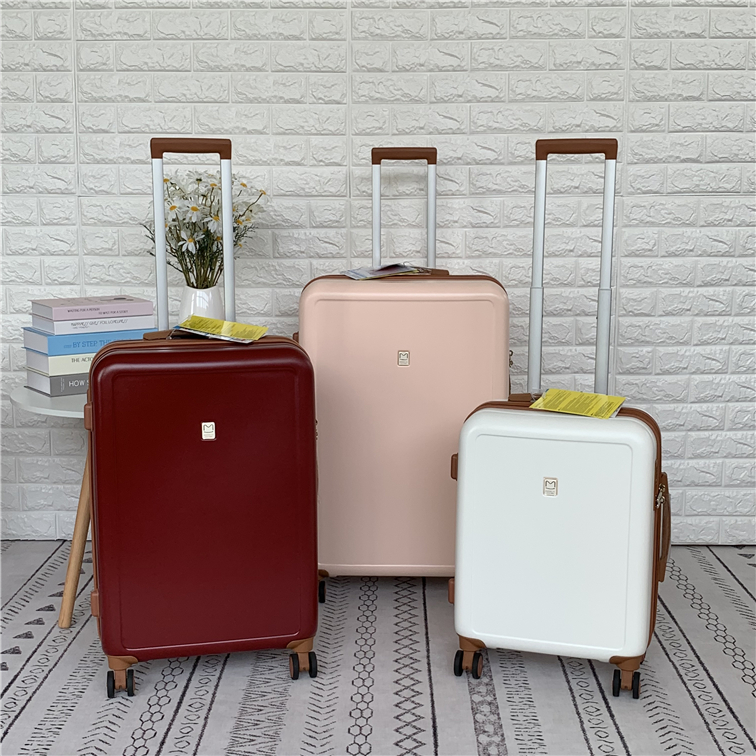 MARRLVE trolley case retro wedding dowry red 26 trolley case 24 inch suitcase 20 small boarding case