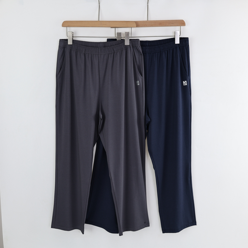 Superbear Super Bear 1292 Men's Cotton Straight-Leg Sleep Pants Long Pants Elastic Waist Home Pants Superbear Super Bear 1292 Men's Cotton Straight-Leg Sleep Pants Long Pants Elastic Waist Home Pants