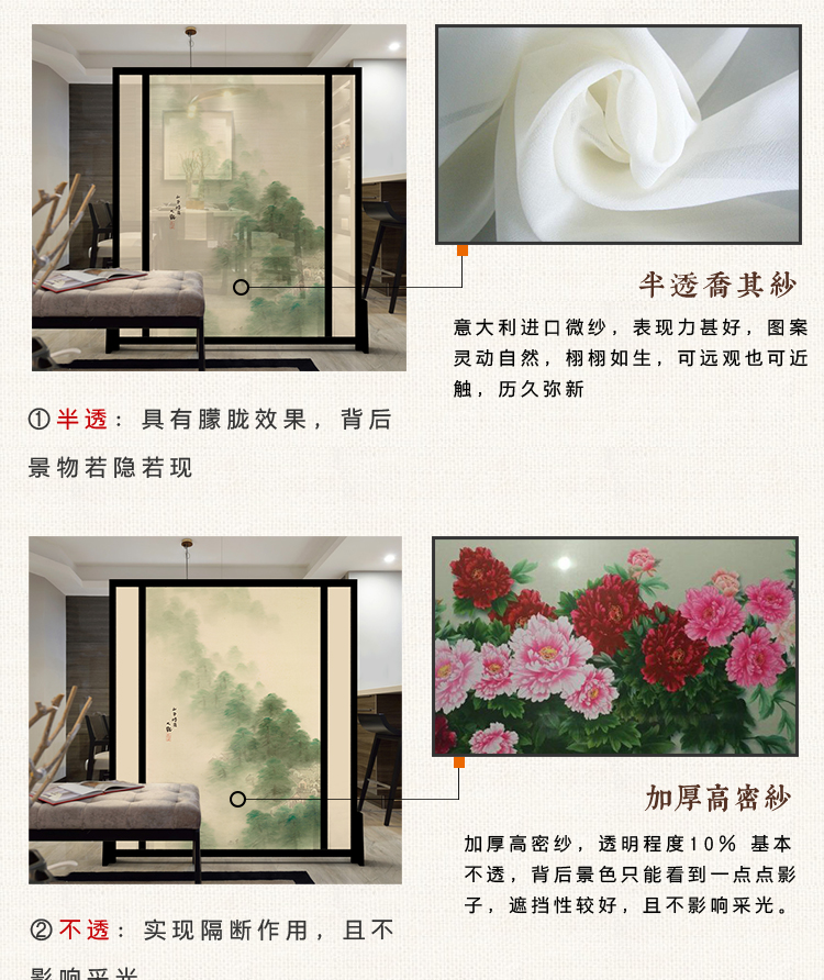 Trung Quốc cổ điển rắn màn hình hiên phân vùng màn hình gấp văn phòng phòng trà nhà hàng khách sạn màn hình gấp di động - Màn hình / Cửa sổ vach ngan phong tho