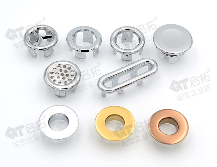 Ceramic washbasin overflow outlet decorative ring, plastic decorative cover for washbasin overflow outlet, copper decorative ring undefined