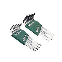 100% SATA Shida Tools 10-piece set of extended flat head ball head Allen wrench 09110 09112