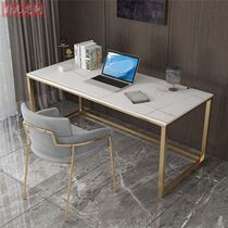 Nordic Minimalist Modern Rockboard Desk Computer Desktop Desk Home Students Writing Table Bedroom Electric Racing Table Light Extravagant