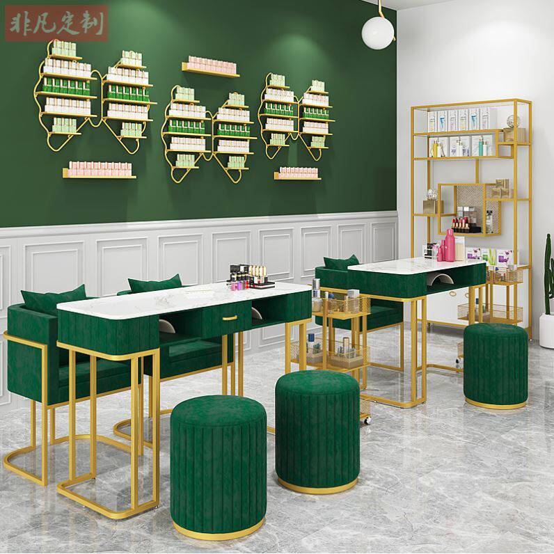 High-end beauty-A table and chairs suit combined modern net red single biathlon mantra National Taiwan University of Science and Economics Beauty shop