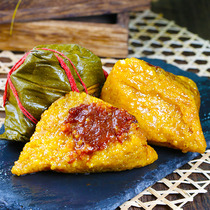 Rhubarb rice dumplings Handmade honey jujube net Red gift box packaging Bulk hummus Jujube Dragon Boat Festival Sweet Yellow Rice dumplings