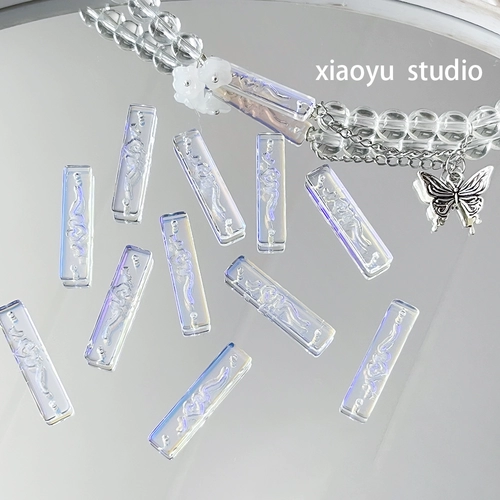 Новая китайская стиль охлаждающая облако двойное стеклянное стеклянное стеклянное стеклянное стеклянное стеклянное веревочное веревочное веревка