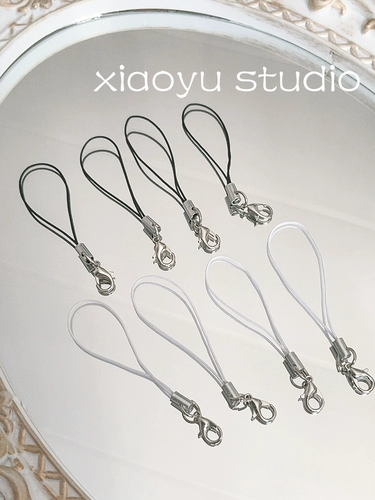 Ремешок, браслет из бисера ручной работы, бусины, аксессуары, мобильный телефон, белый USB-флеш-накопитель, брелок, DIY