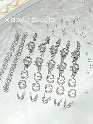 Металлический браслет из бисера из нержавеющей стали ручной работы, бусины, аксессуары, не выцветает, DIY