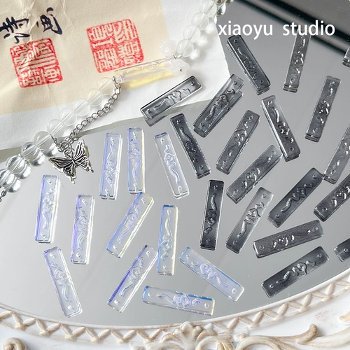 Новая китайская стиль охлаждающая облако двойное стеклянное стеклянное стеклянное стеклянное стеклянное стеклянное веревочное веревочное веревка