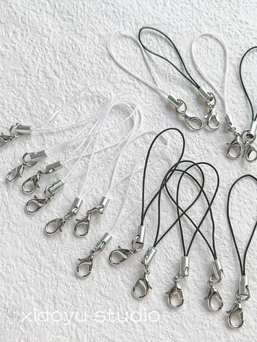 Ремешок, браслет из бисера ручной работы, бусины, аксессуары, мобильный телефон, белый USB-флеш-накопитель, брелок, DIY