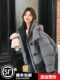 Gray Hooded Short Down Jacket Women's Winter Jacket Thickened 2025 Korean Style Super Beautiful and Unique Small Bread Jacket