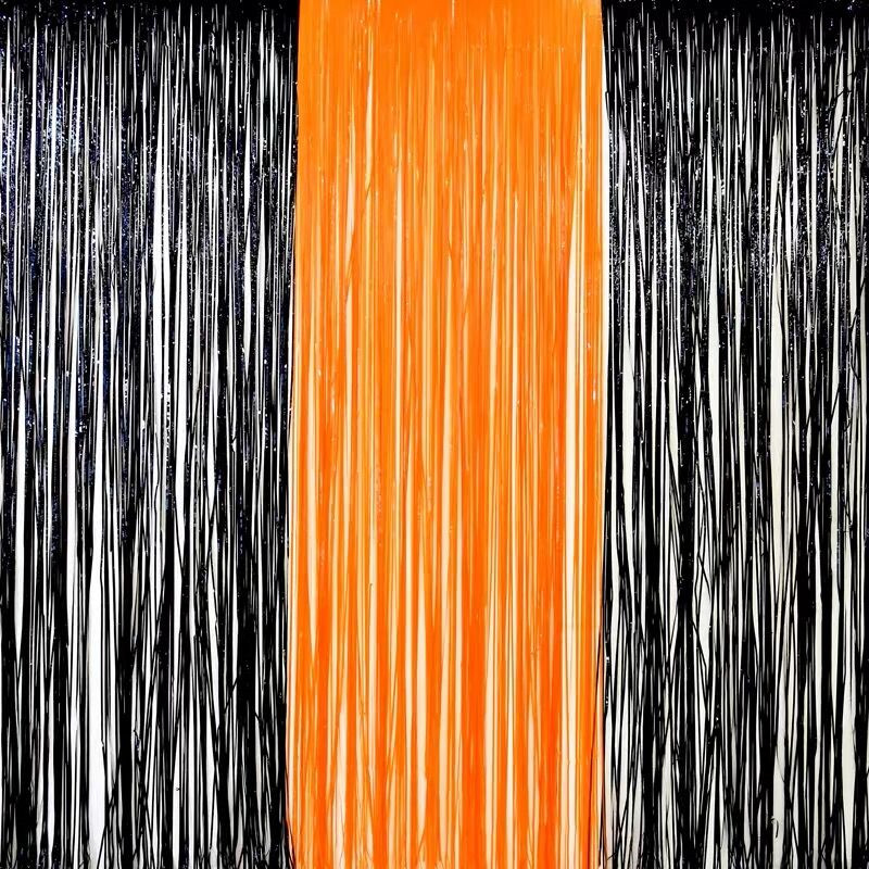 Macaron Rain Silk Curtain Background Wall Wedding House Romantic laflower colorful strips Flow Sumen curtain Halloween party decorations