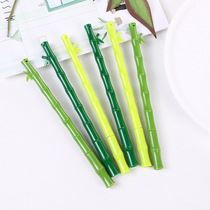 Creative Bamboo Middle Sex Pen Cute Students Fresh Water Pens Desktop Office Supplies Syringes Sign Pens School Toys