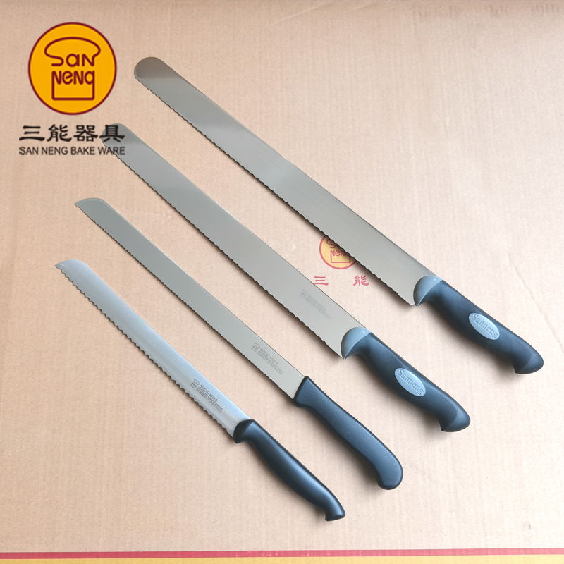 San - energy bread knife stainless steel West point serrated knife cake knife household toast cutter SN4802 SN4807