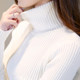 2023 New Autumn and Winter Turtleneck Sweater Women's Pullover Student Short Slim Thick Long Sleeve Tight Bottoming Sweater