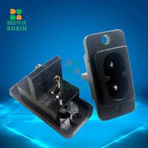 AC Power Socket C8 Type Eight-Word Socket Industrial Socket 180-F07 Hollow Pin 2 5A Public socket