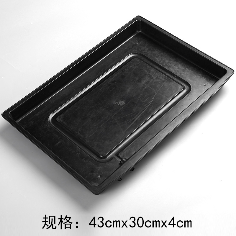 Tea accessories base tray was water pans drawer plastic chassis ground water drainage plate can meet the drainage